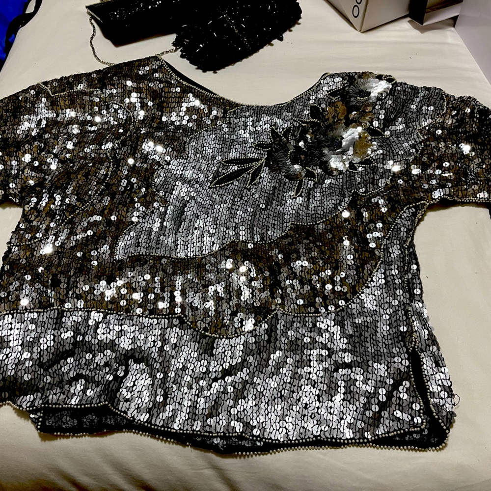 Sparking top vintage 80s